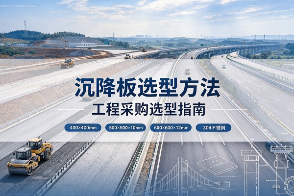 阿图什沉降板选择方法